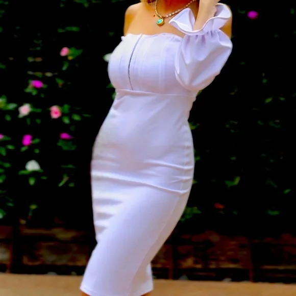 Dresses | Elegant White Dress Derby Style
